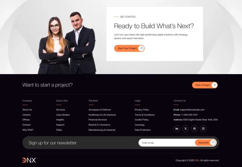 ENX — Business & Corporate Statamic Starter Kit gallery image 14