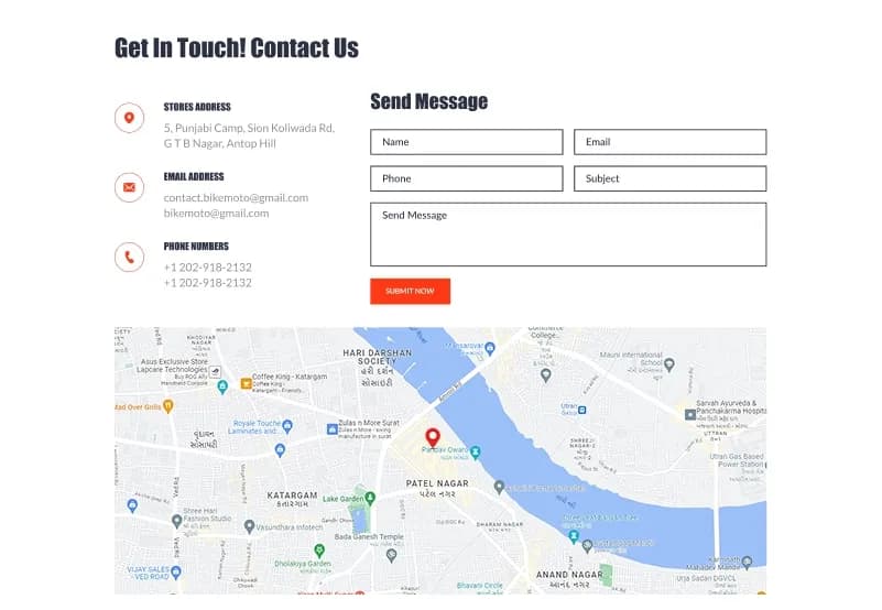 Bike Moto — Motorcycle Website Figma Template gallery image 13