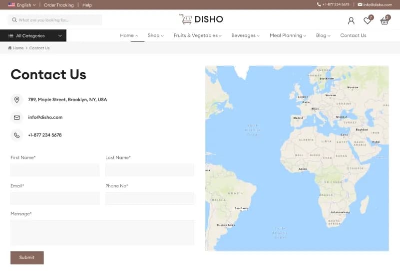 Disho — Food & Grocery eCommerce Figma Template gallery image 13