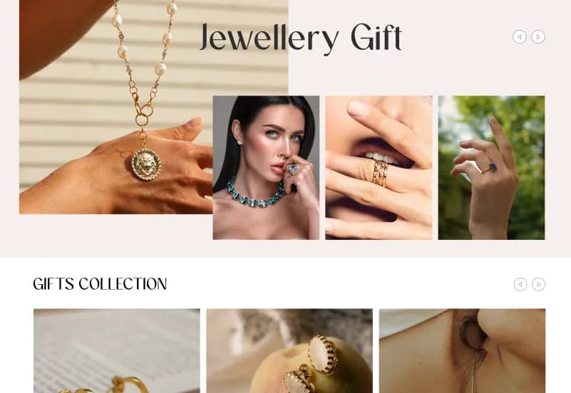 Starry Heavens — Jewelry eCommerce Figma Template gallery image 14
