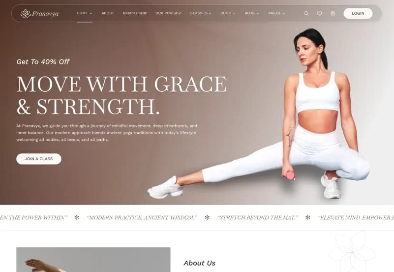 Yoga — Statamic Starter Kit gallery image 1