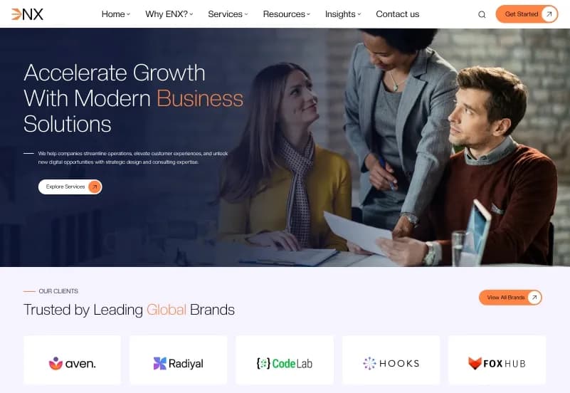ENX — Business & Corporate Statamic Starter Kit gallery image 1