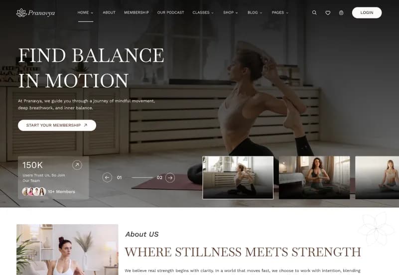 Yoga — Statamic Starter Kit gallery image 2