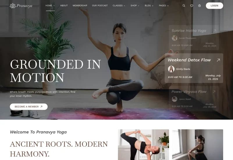 Yoga — Statamic Starter Kit gallery image 3