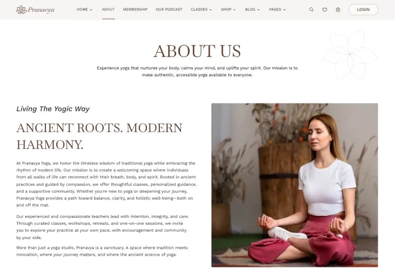 Yoga — Statamic Starter Kit gallery image 5