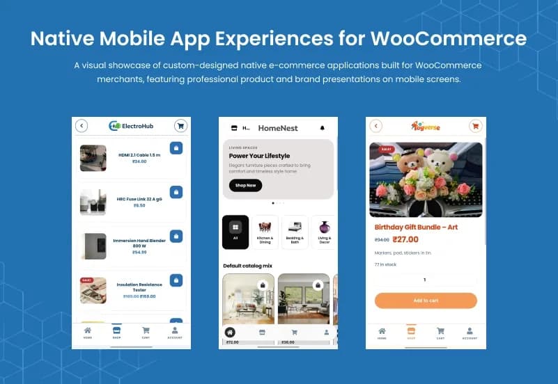 WooCommerce Mobile App Template — Convert Store Into Mobile App gallery image 7