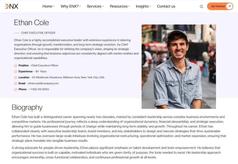 ENX — Business & Corporate Statamic Starter Kit gallery image 8