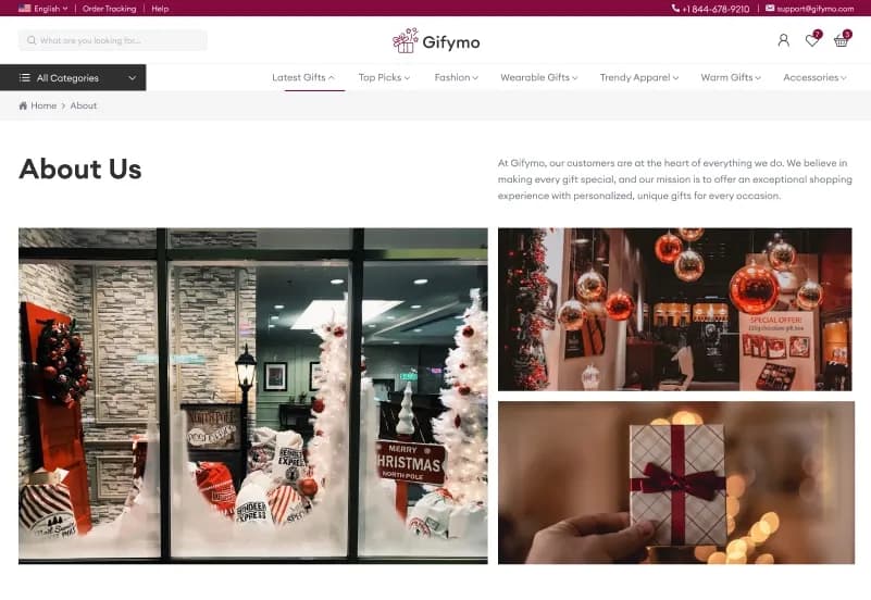 Gifymo — Gift Shop eCommerce Figma Template gallery image 8