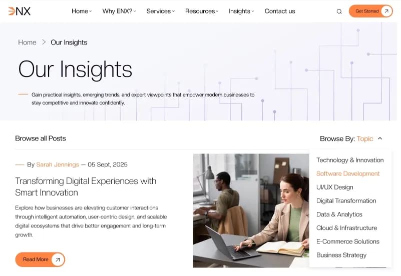 ENX — Business & Corporate Statamic Starter Kit gallery image 9