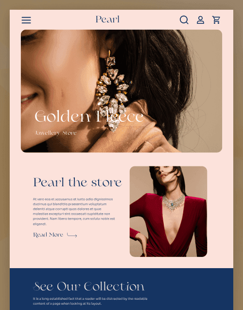 Pearl — Jewellery eCommerce HTML Website Template