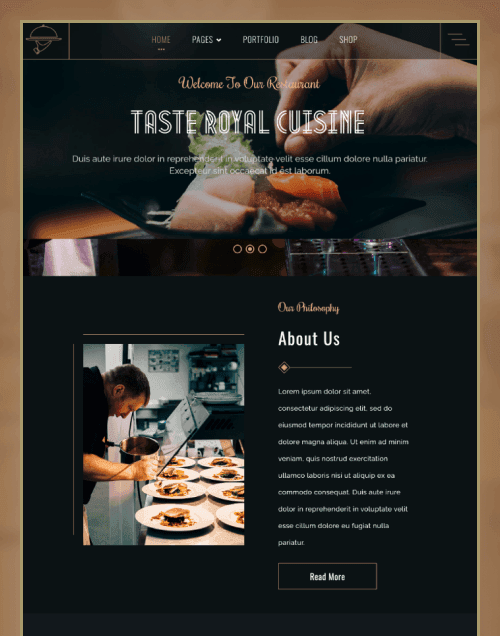 Yummy - Premium website template by WebbyCrown Solutions