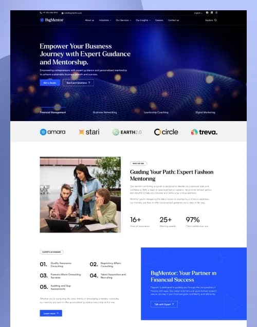 BigMentor — Business & Consulting Statamic Starter Kit