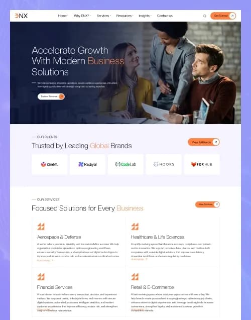 ENX — Business & Corporate Statamic Starter Kit