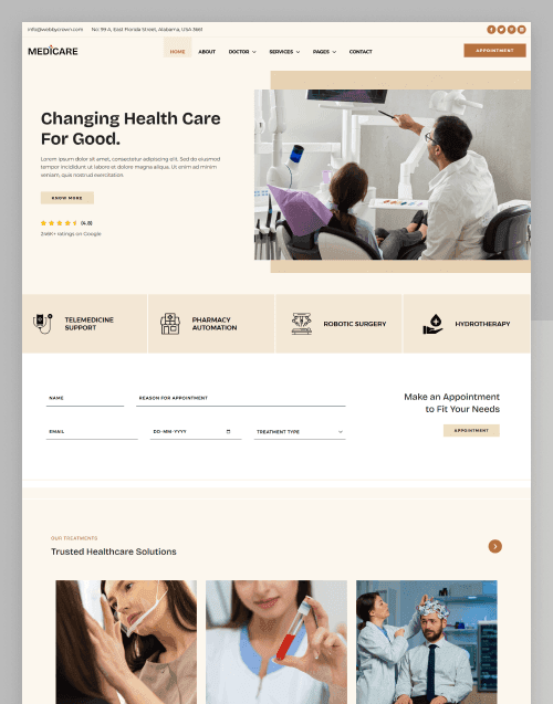 Medicare — Medical, Hospital & Clinic HTML Template