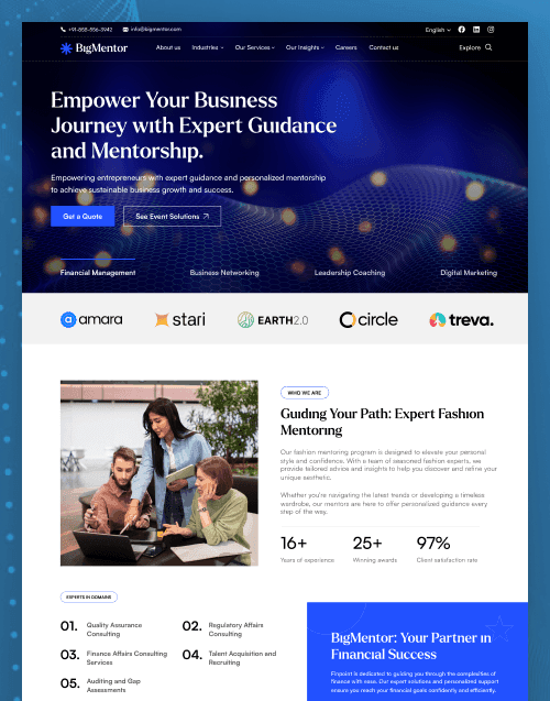 BigMentor — Business Consulting Figma Template