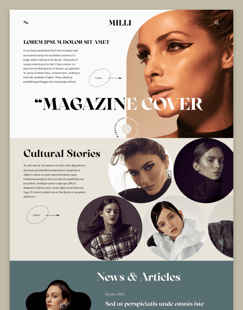 Milli – Magazine, News & Blog HTML Template