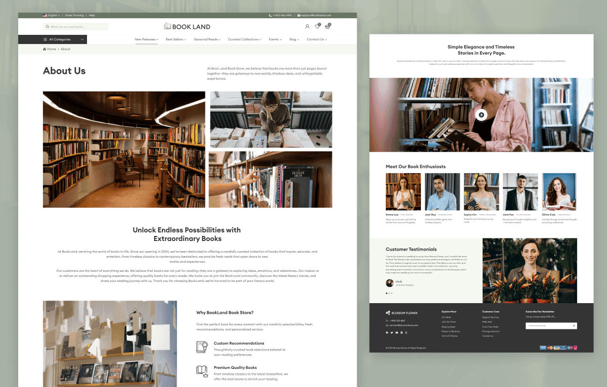 Figma template for comic store ecommerce website