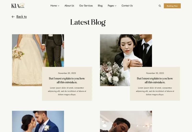KiaWeds — Craft CMS Wedding Starter Kit gallery image 10