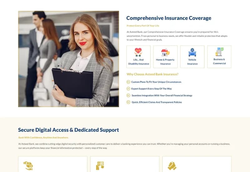 Asteed — Banking Website Figma Template gallery image 11