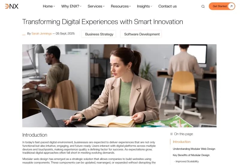 ENX — Business & Corporate OctoberCMS Theme gallery image 12