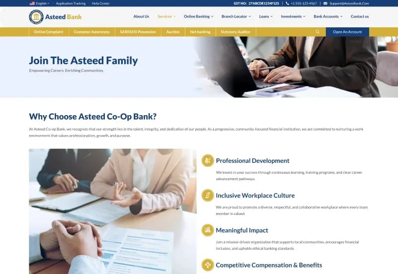 Asteed — Banking Website Figma Template gallery image 12