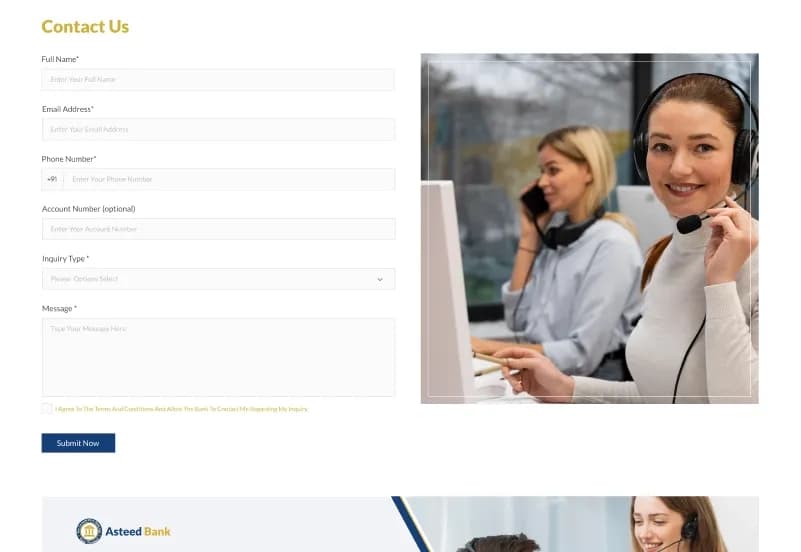 Asteed — Banking Website Figma Template gallery image 14