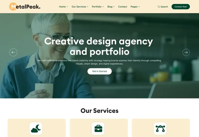 Metalpeak — Business & Corporate Statamic Starter Kit gallery image 1