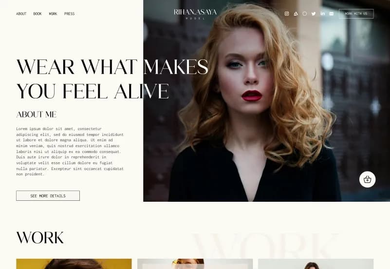 Rihan Model — OctoberCMS Theme gallery image 1