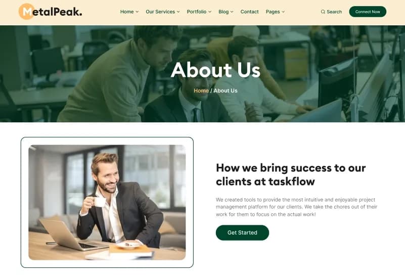 Metalpeak — Business & Corporate Statamic Starter Kit gallery image 3