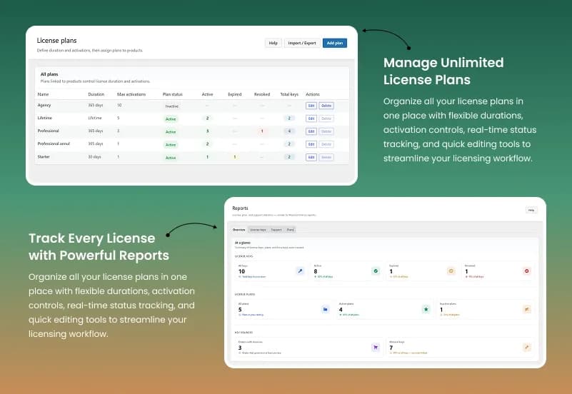 WooCommerce License Verification Plugin — License Keys, Activation API & Customer License Management gallery image 4
