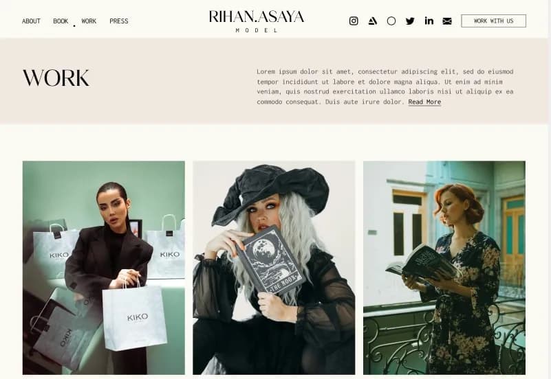 Rihan Model — OctoberCMS Theme gallery image 5