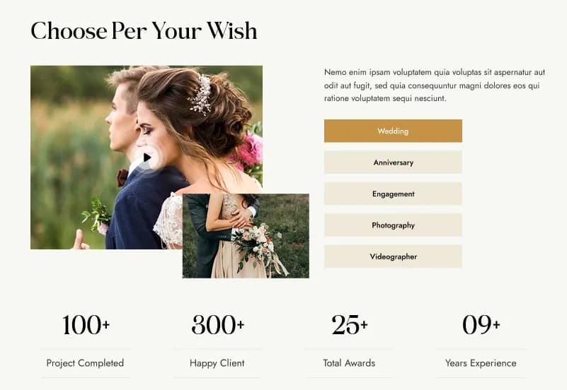 KiaWeds — Craft CMS Wedding Starter Kit gallery image 6