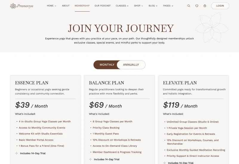 Yoga — eCommerce Figma Template gallery image 6