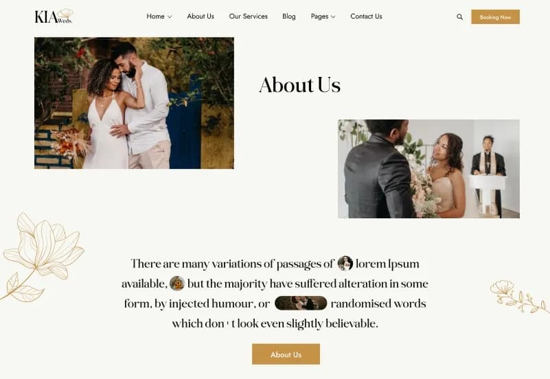 KiaWeds — Craft CMS Wedding Starter Kit gallery image 7