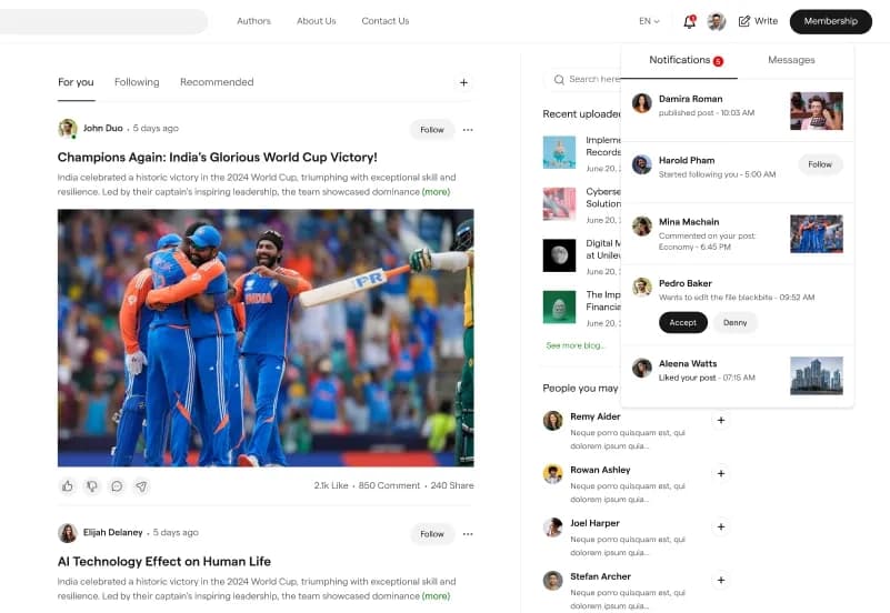 Glowist — Blog & Magazine Statamic Starter Kit gallery image 4