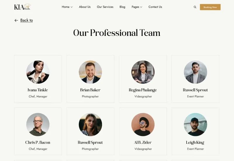 KiaWeds — Wedding Planner & Event Management Statamic Starter Kit gallery image 8