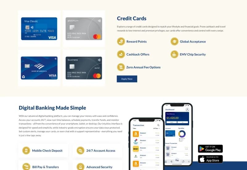 Asteed — Banking Website Figma Template gallery image 8