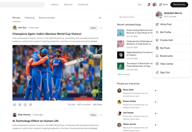 Glowist — Blog & Magazine Statamic Starter Kit gallery image 10