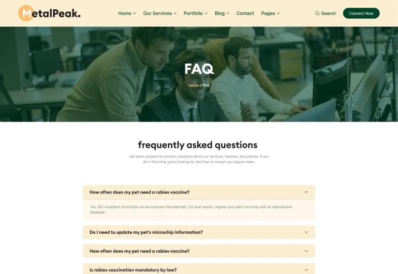 Metalpeak — Business & Corporate Statamic Starter Kit gallery image 9