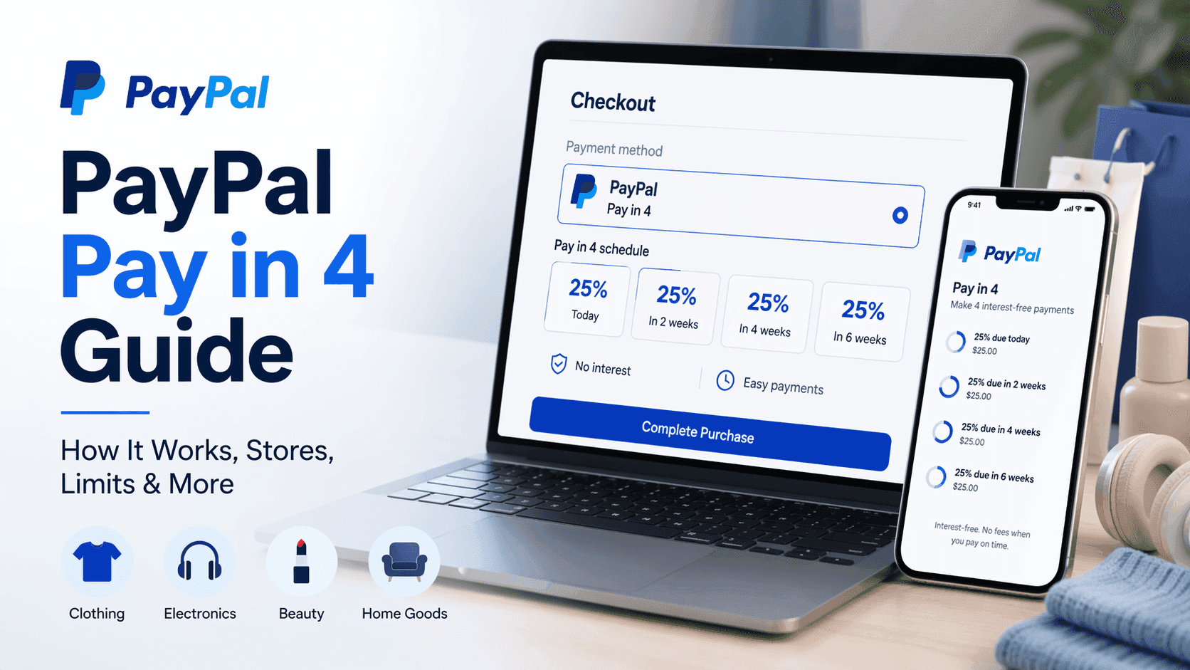 PayPal Pay in 4 Guide: How It Works, Where You Can Use It, and What to Know Before You Apply