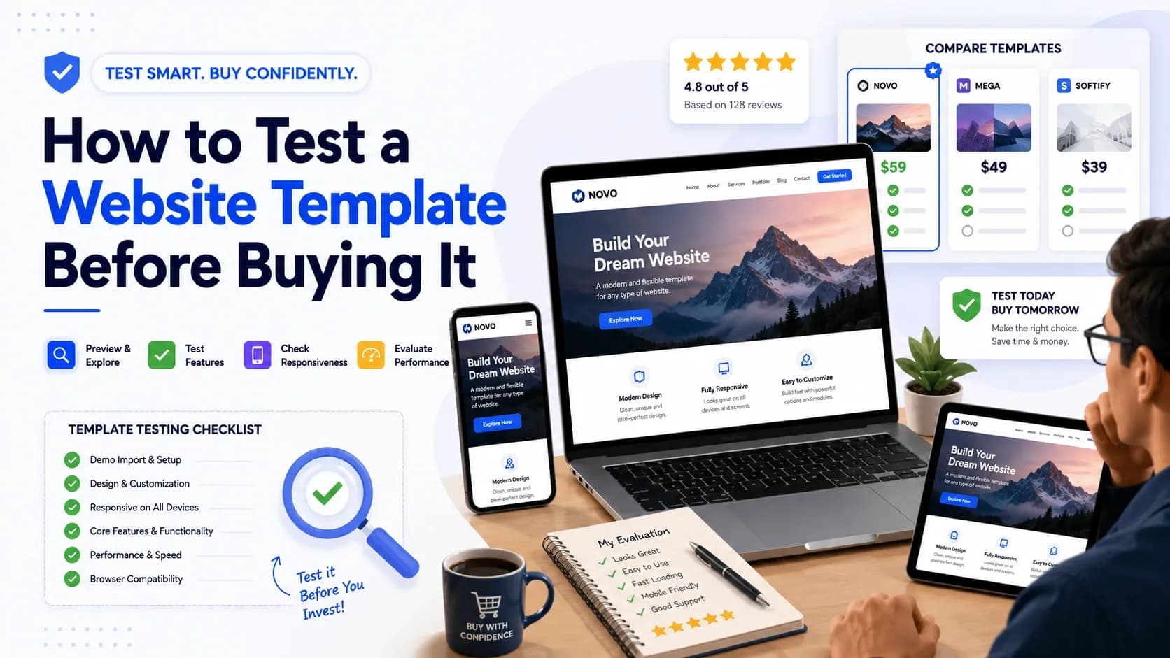 How to Test a Website Template Before Buying It