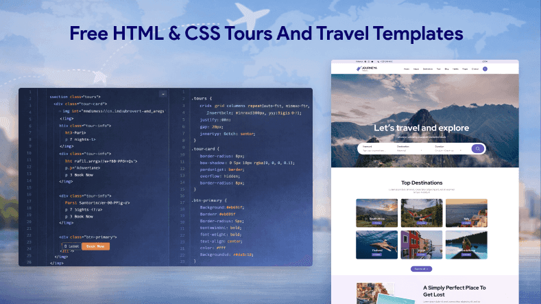 Free HTML & CSS Tours and Travel Templates.png