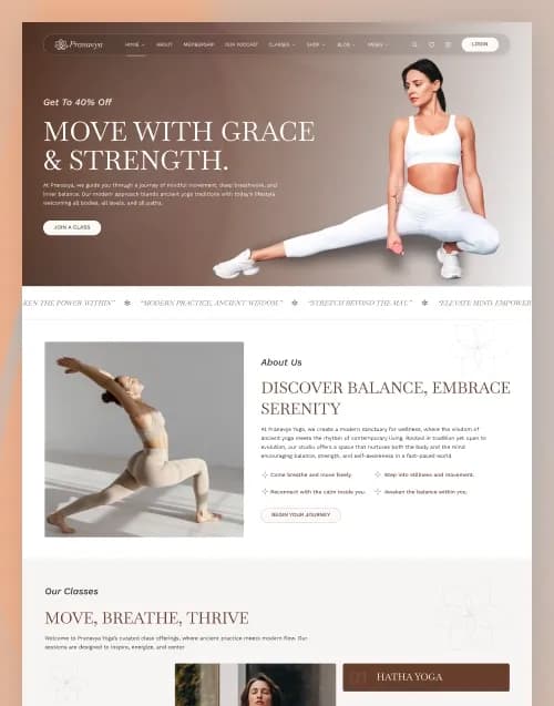 Yoga — Statamic Starter Kit