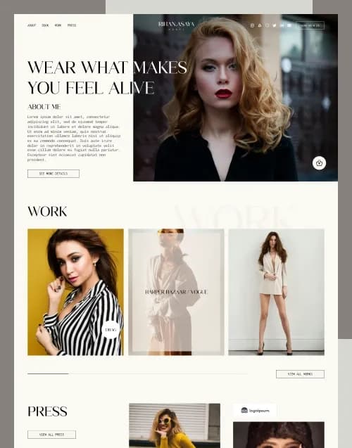 IRA Pavlova - Premium website template by WebbyCrown Solutions