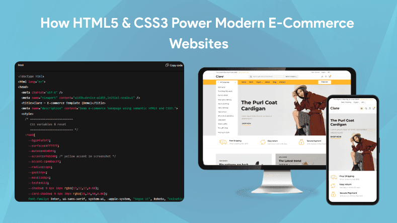 HTML5 CSS3 eCommerce templates