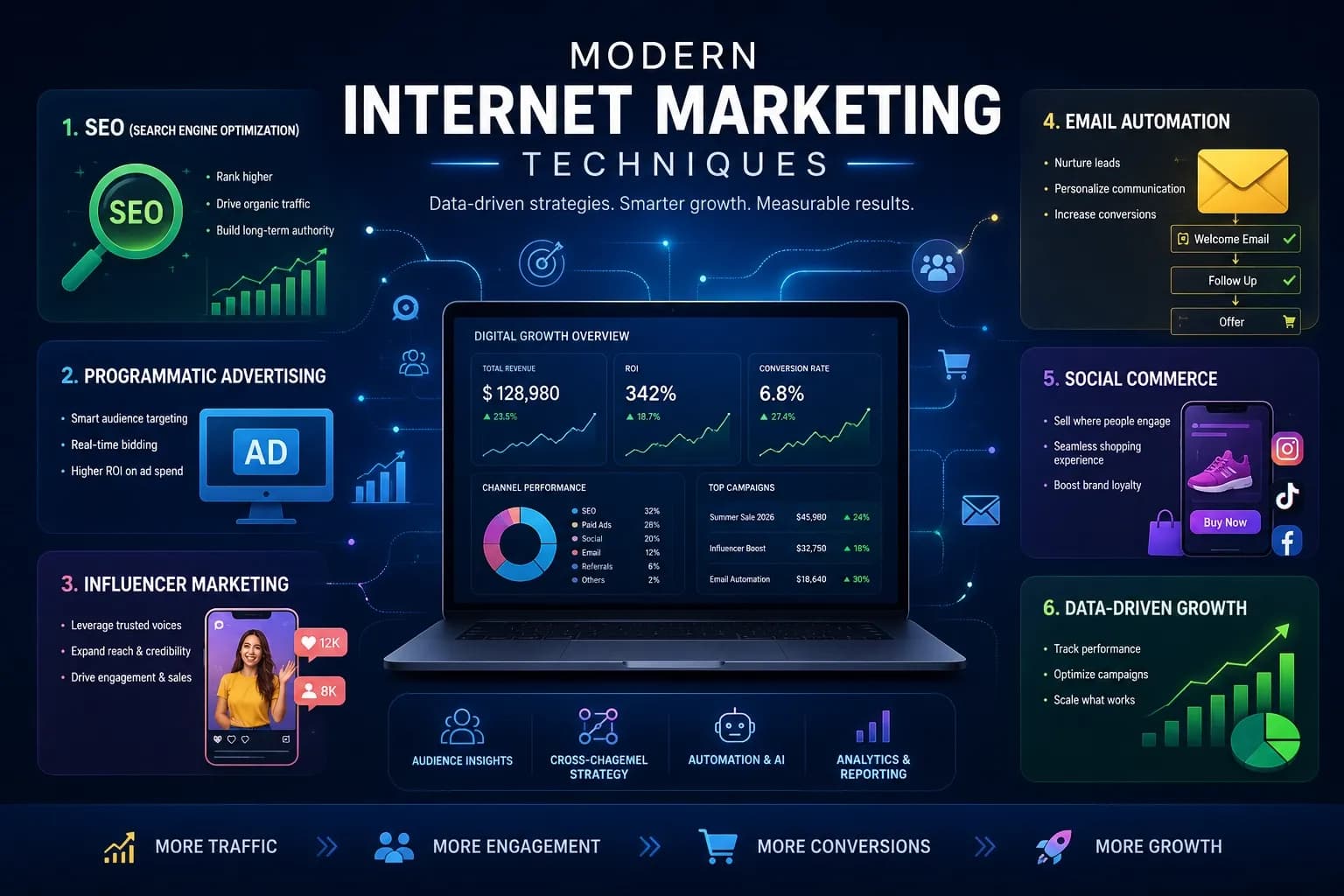 Modern Techniques in Internet Marketing