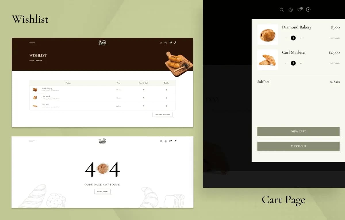 Bakery — Bakery & Cafe HTML Website Template gallery image 5