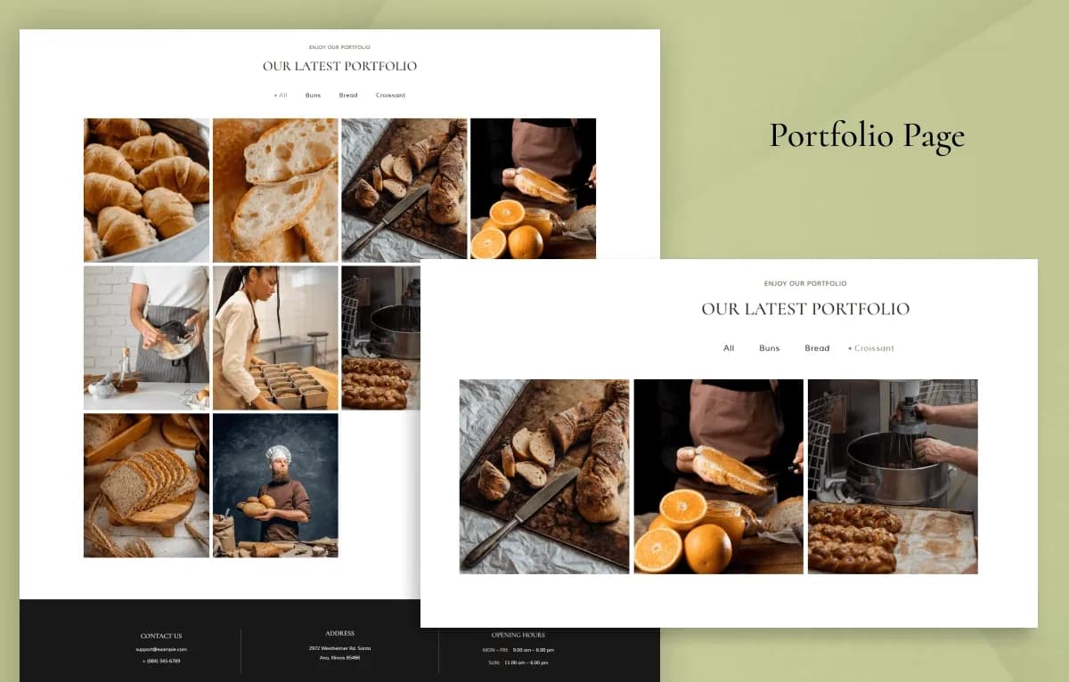 Bakery — Bakery & Cafe HTML Website Template gallery image 6