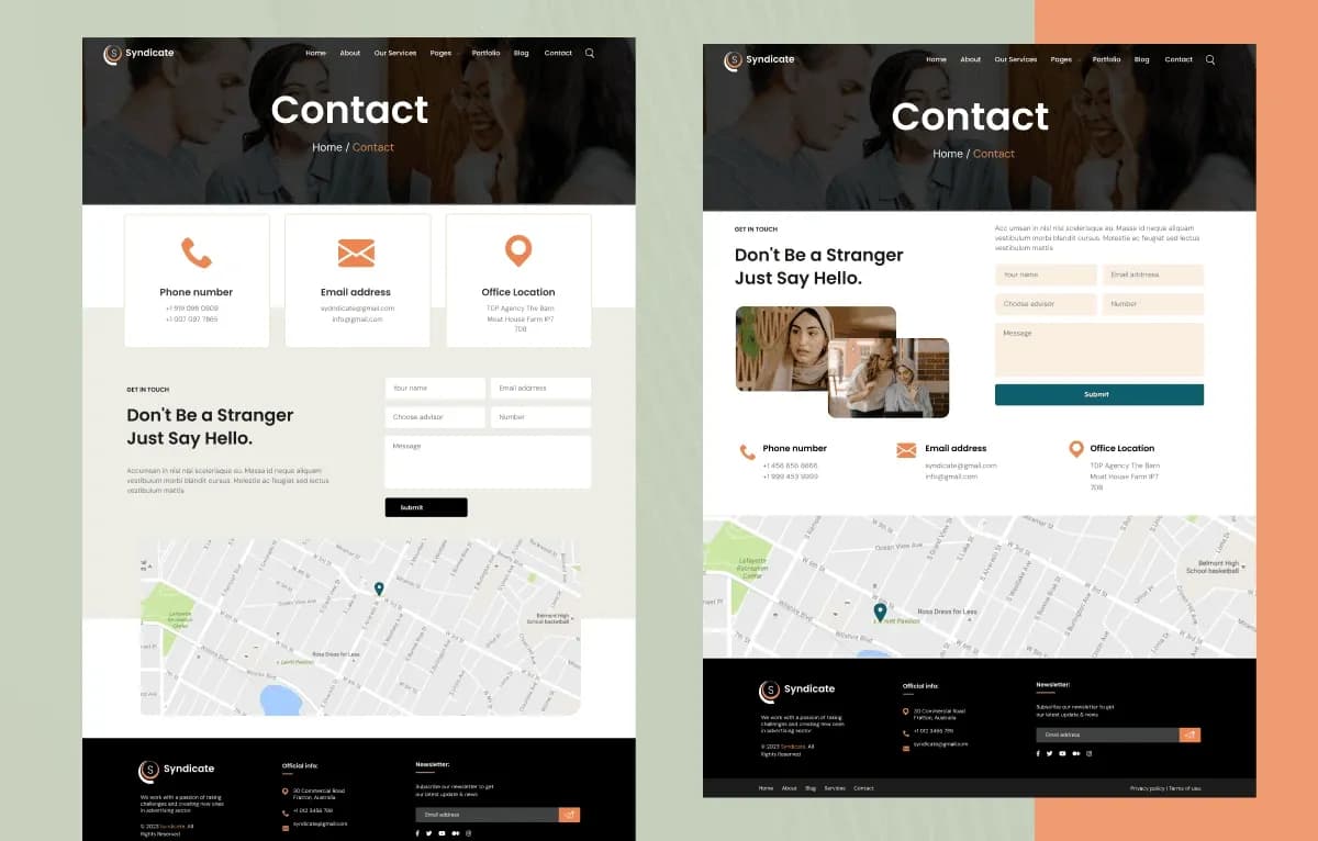 Syndicate — Business Advisory Next.js + CMS Admin Dashboard Website Template gallery image 4