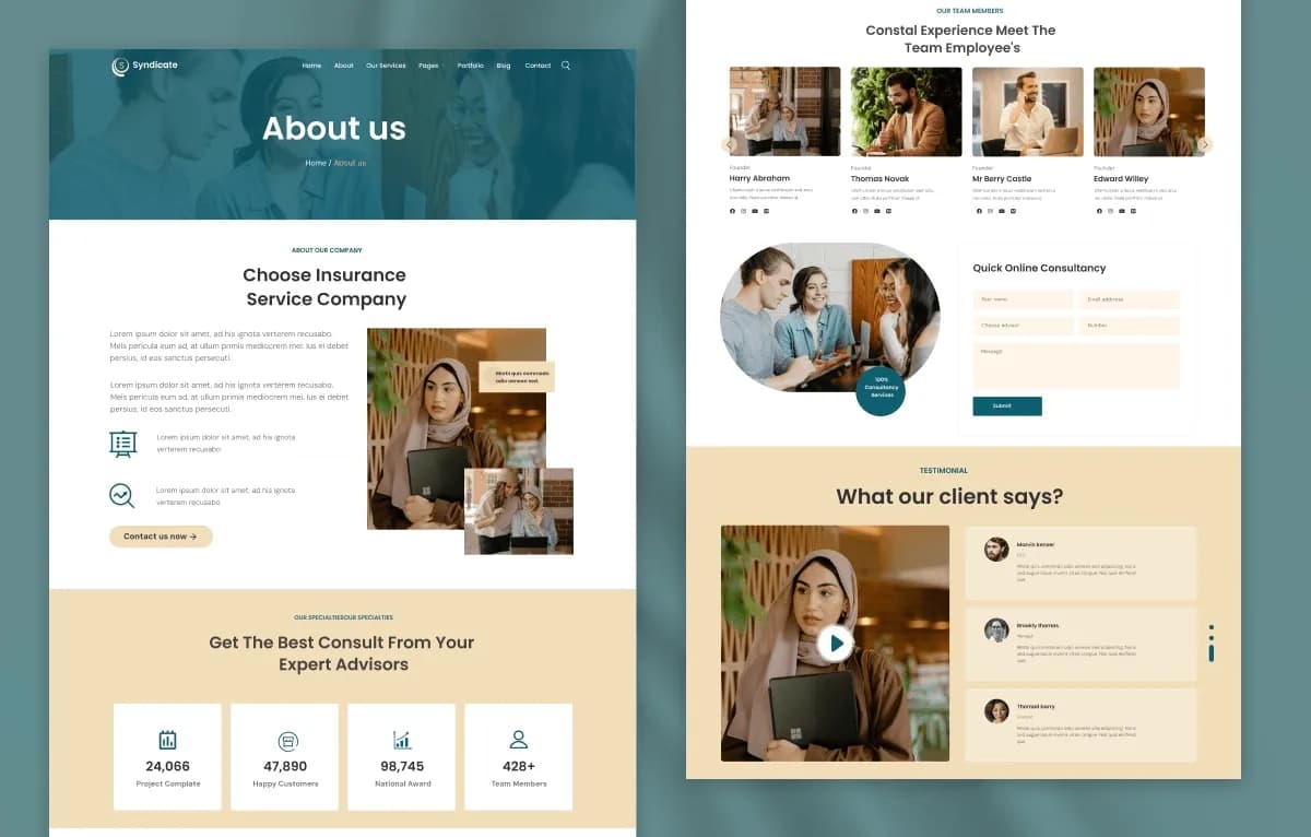 Syndicate — Business & Corporate OctoberCMS Theme gallery image 2